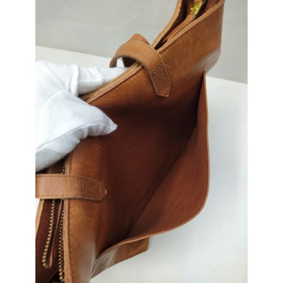 Madewell Brown Leather Double Handles Tote Bag - Picture 14 of 16